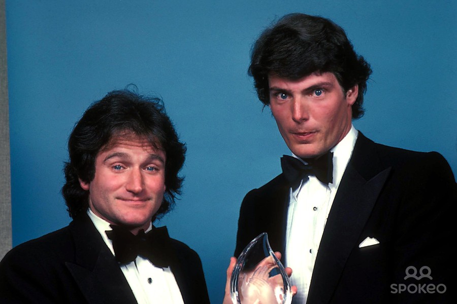 Ο Robin Williams και ο Christopher Reeve στα πρώτα βήματά της καριέρας τους.
